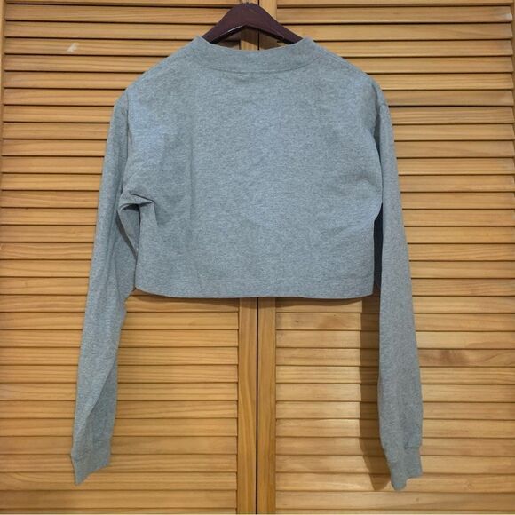 Aritzia Tna long sleeve crop gray size small - Picture 5 of 6